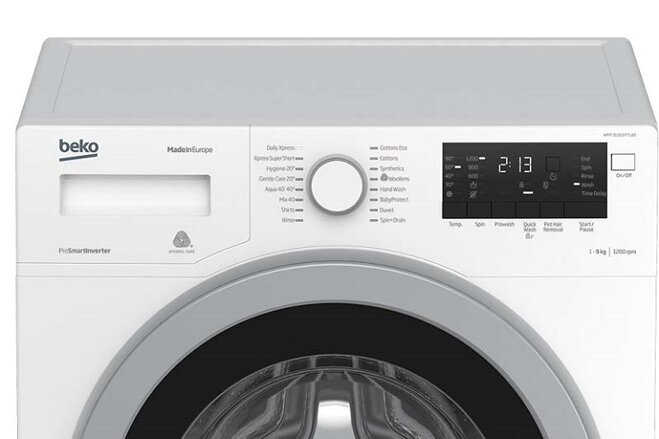 Ngăn nước giặt xả là một trong những ưu điểm của máy giặt Beko 9kg