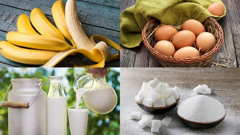 Cách làm bánh chuối hấp sữa tươi Cách làm bánh chuối hấp sữa tươi