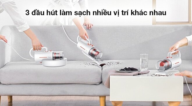 cách sử dụng máy hút bụi Deerma CM1300