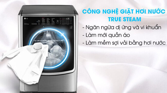 Công nghệ giặt hơi nước diệt khuẩn