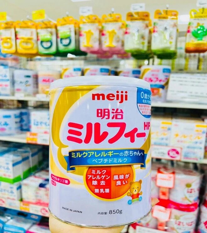 Tất tật những điều cần biết về sữa Meiji HP dành cho trẻ dị ứng đạm sữa bò