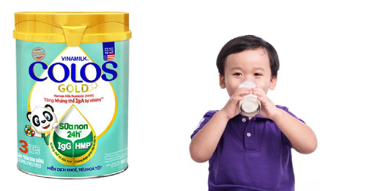 Cách pha sữa bột Vinamilk ColosGold 3 cho bé đúng cho bé ít bệnh vặt