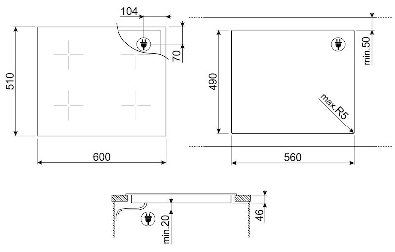 Bếp từ Smeg SIM662WLDX 535.64.153 đánh giá toàn diện từ A-Z