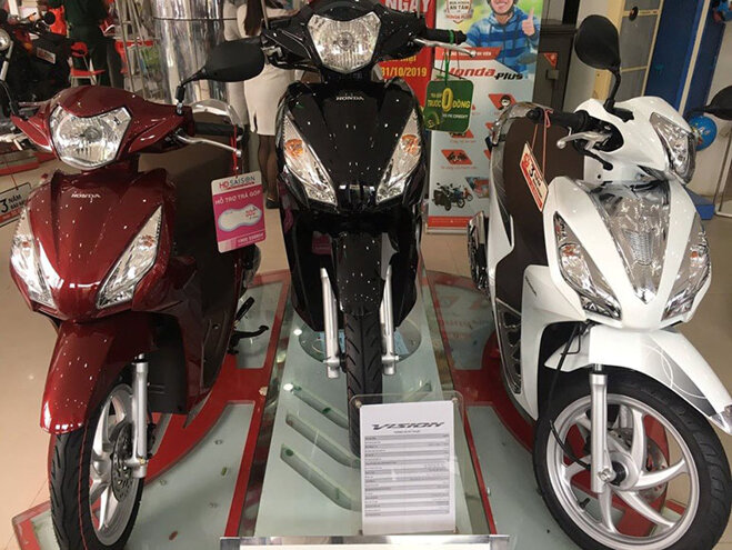 honda vision phiên bản tiêu chuẩn