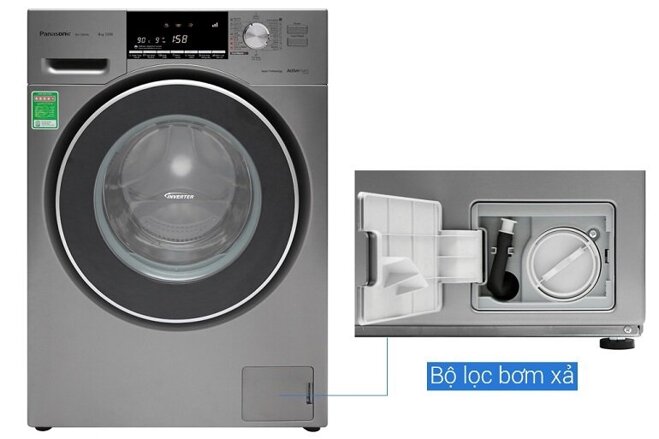 máy giặt panasonic 8kg cửa ngang