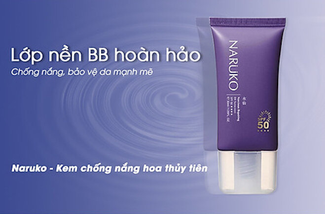 Kem chống nắng Naruko Narcissus Repairing BB Sunscreen SPF50