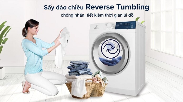 Máy sấy thông hơi Electrolux 8.5kg EDS854N3SB