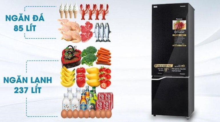 Thoải mái bảo quản thực phẩm trong mùa dịch khi sử dụng tủ lạnh Panasonic NR-BC360QKVN