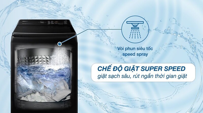 8 lý do khiến máy giặt Samsung Inverter 14 kg WA14CG5886BVSV rất