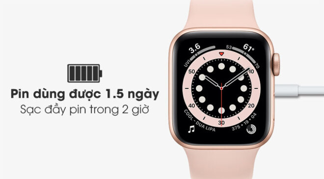 apple watch series 6 màu hồng