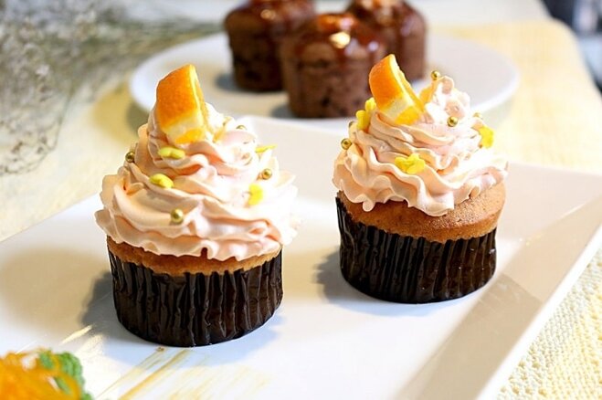 Bánh Cupcake siêu dễ thương làm bằng lò vi sóng