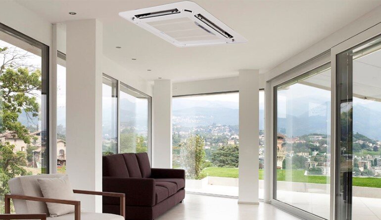 Công nghệ Wind-free tích hợp trên điều hòa Samsung âm trần AC026NNNDKH/EU đem đến không khí dễ chịu