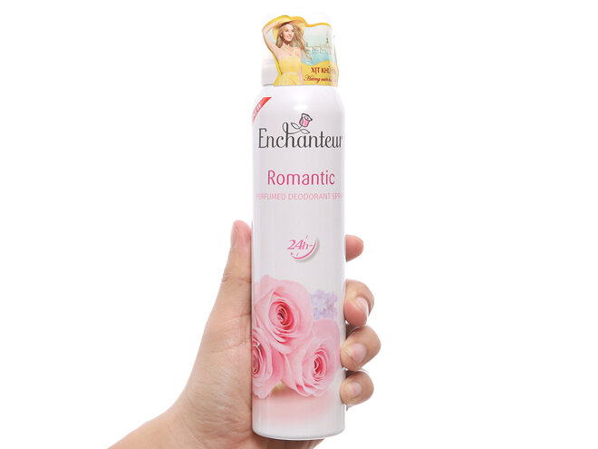 Xịt khử mùi thơm lâu nữ Enchanteur