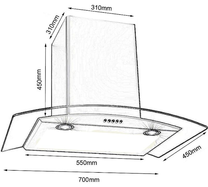 Máy hút mùi Buchen BU3588B Plus nhiều tính năng hiện đại mà giá rất hợp lý