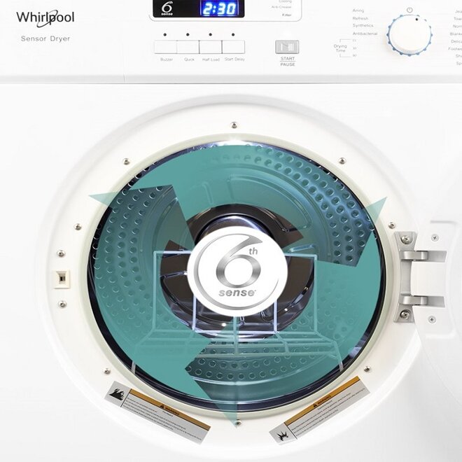 Máy sấy thông hơi Whirlpool 7 kg AWD712S2