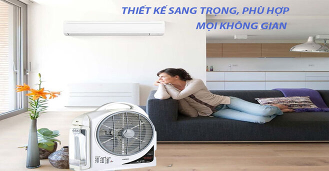 quạt tích điện Kentom KT-9100