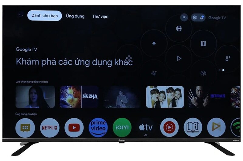 Casper D50UGC620 hạ giá chỉ hơn 5 triệu, tivi 50 inch 4K chất lượng cho gia đình Việt