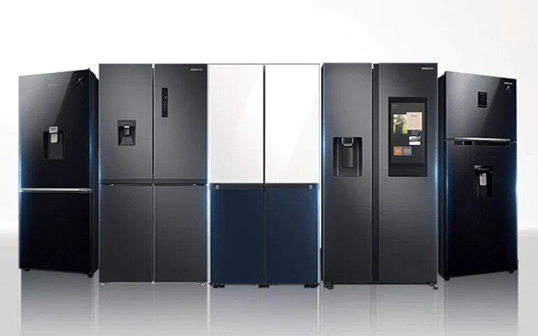 Dung tích sử dụng của tủ lạnh Samsung rất đa dạng