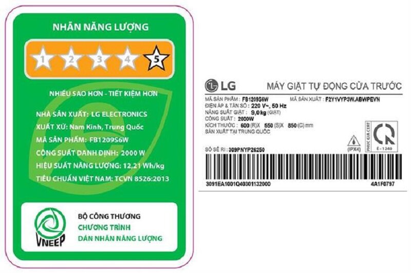 Lý do bạn nên chọn máy giặt LG Inverter 9 kg FB1209S6W 2025 đời mới cho gia đình 5 thành viên