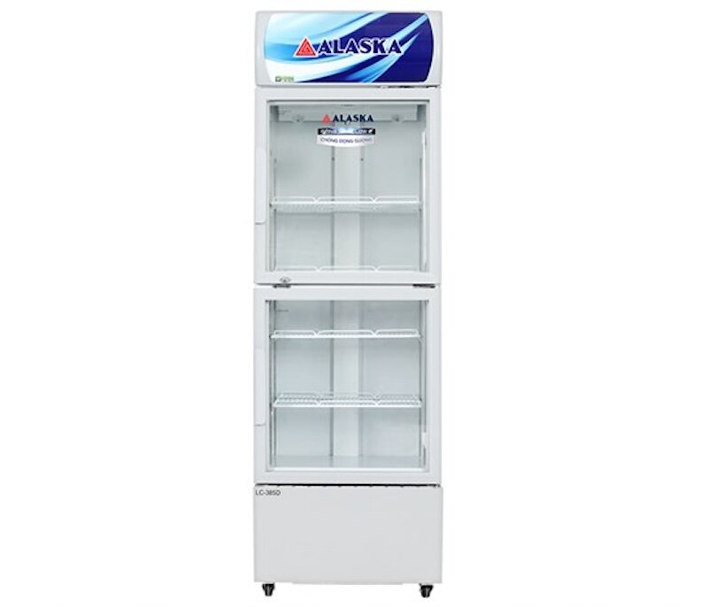 Tủ mát Alaska 2 cánh 382 lít LC-385D được trang bị nhiều tính năng hiện đại