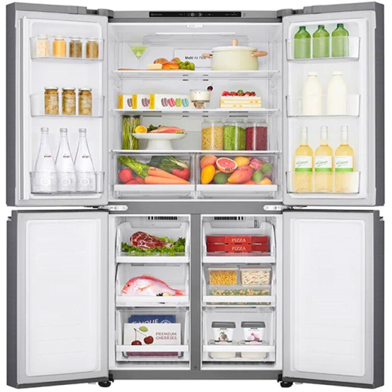 Tủ lạnh LG Inverter 594 lít GR-B53PS sở hữu dung tích lớn, đáp ứng đủ nhu cầu cho gia đình 4-6 thành viên