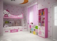 15 mẫu giường tầng cho bé gái tiện dụng phù hợp diện tích phòng ngủ