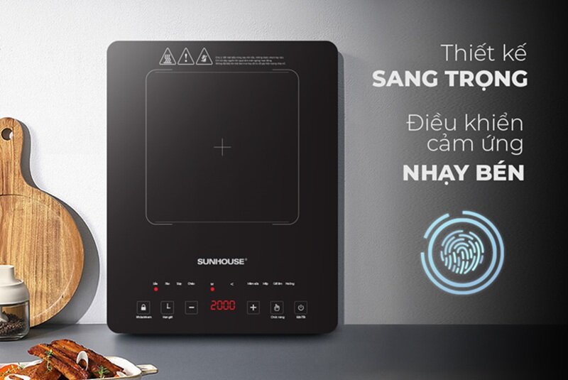 Top 5 bếp từ đơn Sunhouse chính hãng, an toàn, giá dưới 1 triệu đồng