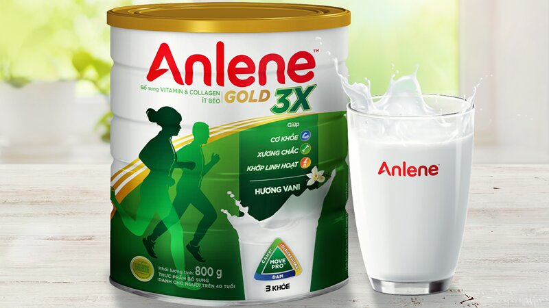 sữa Anlene 3x sữa 3 Khỏe