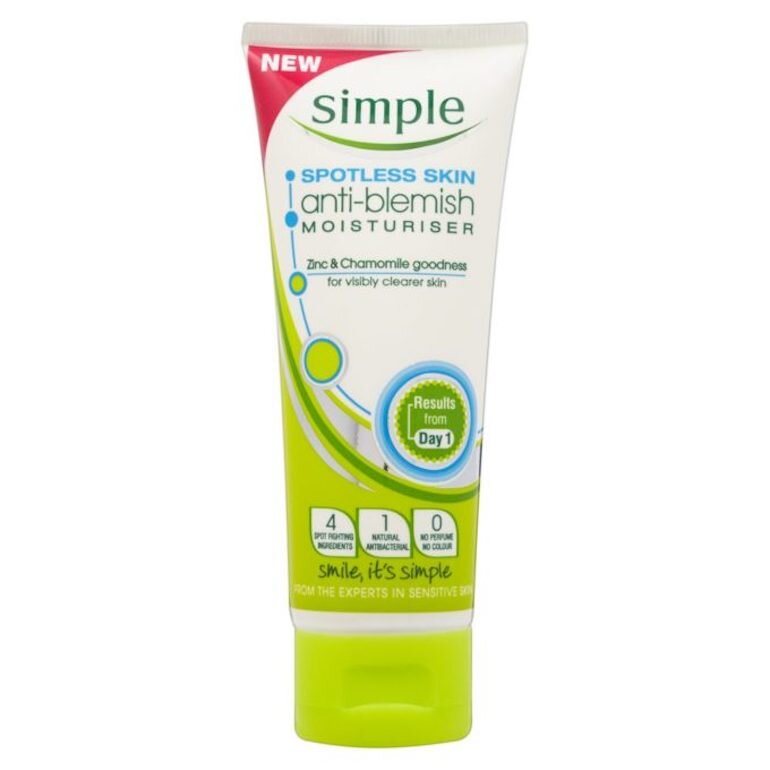 Kem dưỡng da Simple dòng Spotless Skin Anti-Blemish Moisturiser