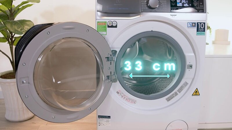 máy giặt sấy 2 trong 1 Electrolux 10kg