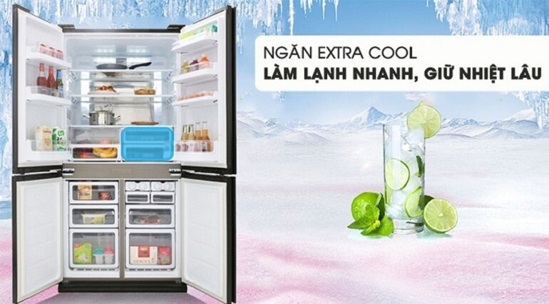 Tủ lạnh Sharp Inverter 472 lít SJ-SBX440V
