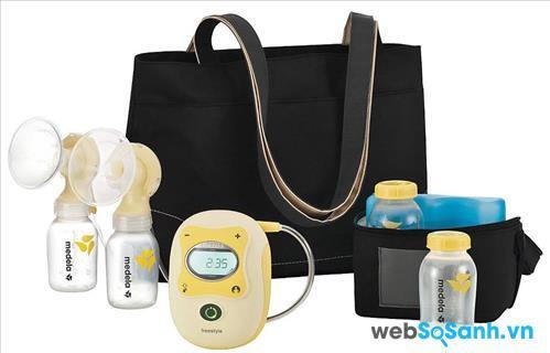 Máy hút sữa dùng nguồn điện medela freestyle có giá bán 9.700.000 đồng Máy hút sữa dùng nguồn điện medela freestyle có giá bán 9.700.000 đồng