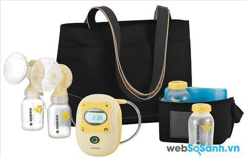 Máy hút sữa dùng nguồn điện medela freestyle có giá bán 9.700.000 đồng