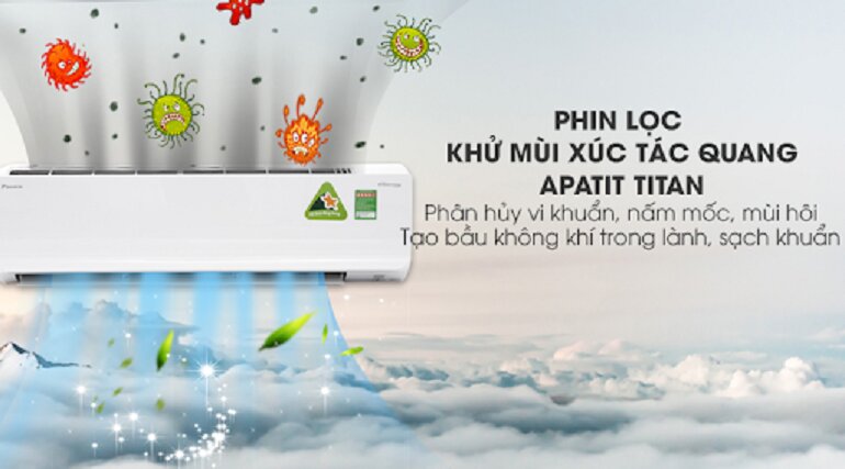 6 chiếc điều hòa Daikin 24000BTU 1 chiều lọc khí hiệu quả nên sắm