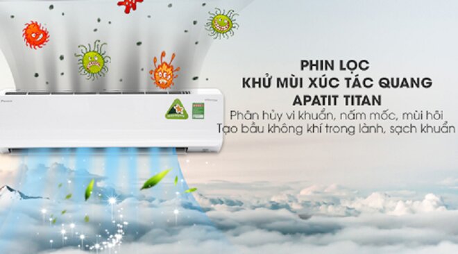 6 chiếc điều hòa Daikin 24000BTU 1 chiều lọc khí hiệu quả nên sắm