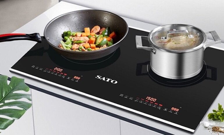 Bếp từ sẽ giúp tiết kiệm được chi phí nhiều hơn bởi phần thất thoát nhiệt của bếp từ thấp.