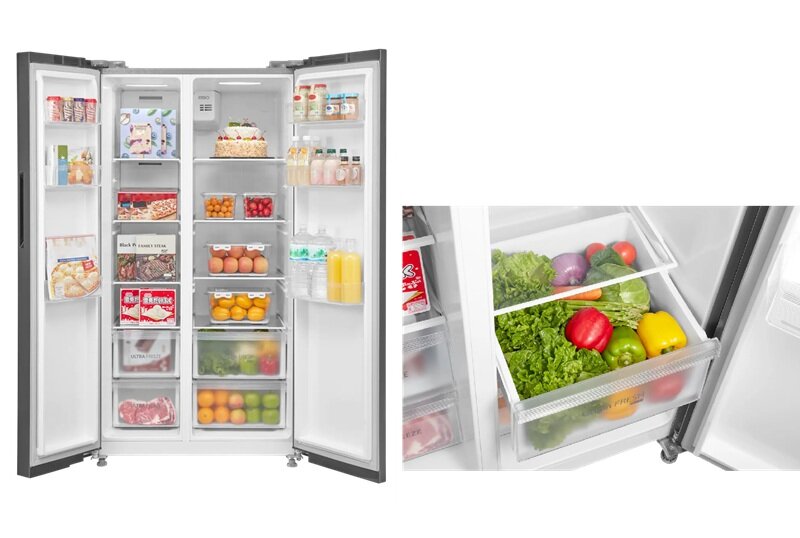 Tủ lạnh Toshiba side by side GR-RS696WI-PMV(60)-AG 