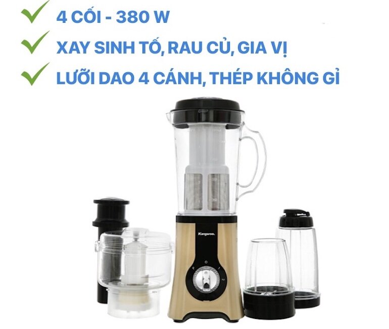 Thông tin cậy cụ thể về máy xay sinh tố Kangaroo kg4b3