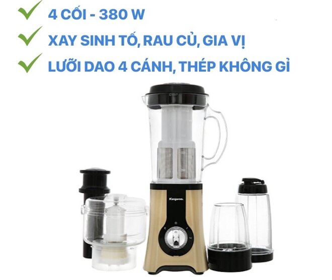 Thông tin chi tiết về máy xay sinh tố Kangaroo kg4b3