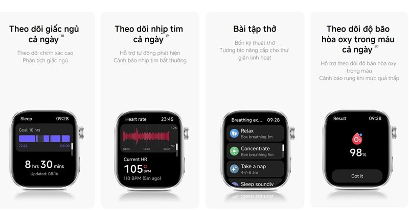 Xiaomi Redmi Watch 6 giá 2,99 triệu đồng, pin tới 24 ngày, nâng cấp nhiều tính năng