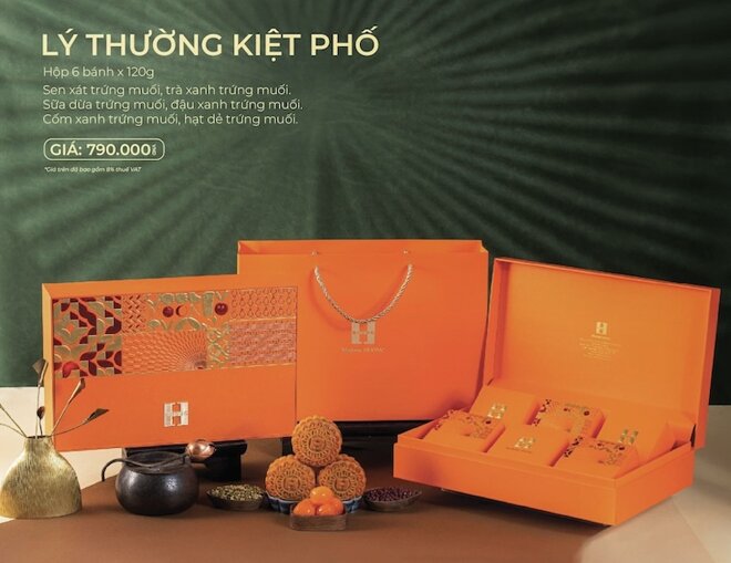 Mẫu hộp bánh Trung thu Madame Hương 2024: Kiệt tác nghệ thuật kể về Hà Nội