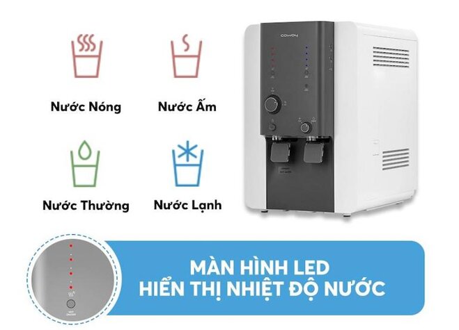 Máy lọc nước Coway Villaem 2 (CHP-18AR) được ứng dụng hệ thống lọc 5 bước hiện đại.