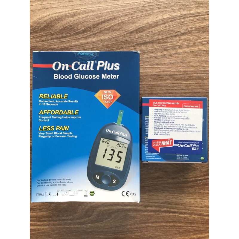 Cách sử dụng máy đo đường huyết On Call Plus