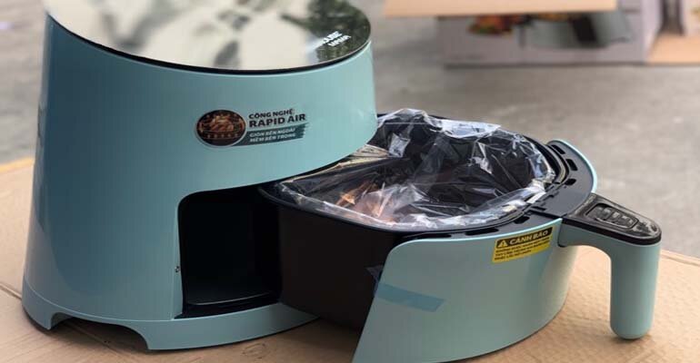 Dung tích nồi chỉ 3.5 lít thích hợp sử dụng cho gia đình nhỏ nồi chiên không dầu Sunhouse Mama SHD4085G