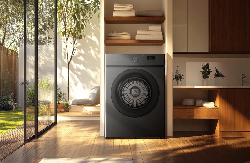 Máy sấy quần áo Casper TD-E82VG1 gây ấn tượng nhờ trang bị hiện đại, giá lại 