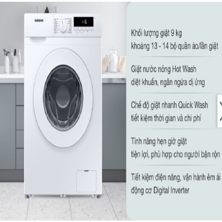 Máy giặt Samsung 9kg bao nhiêu tiền