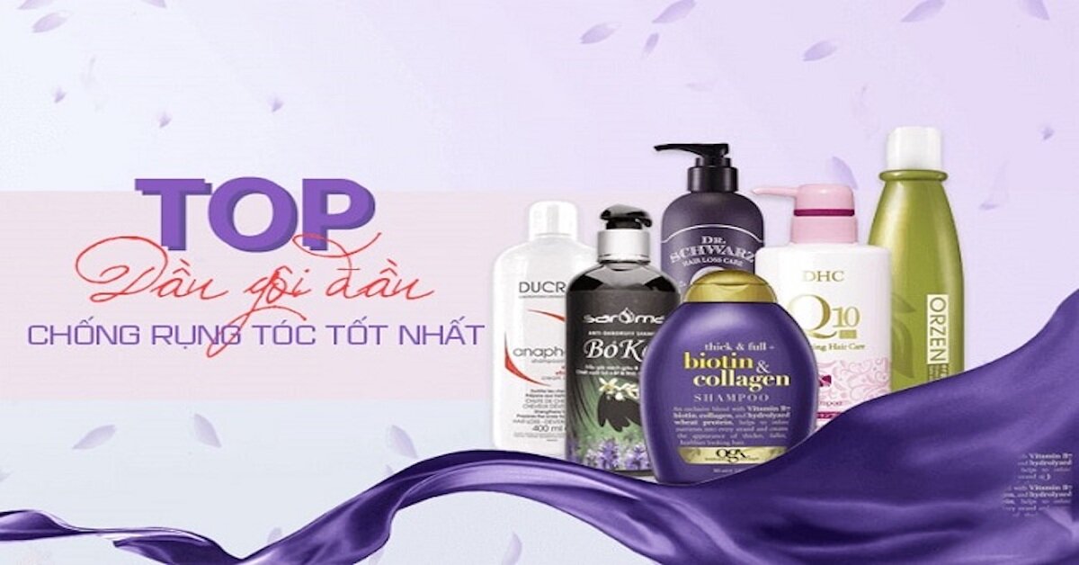 2 dầu gội trị rụng tóc nào tốt hiệu quả nhất