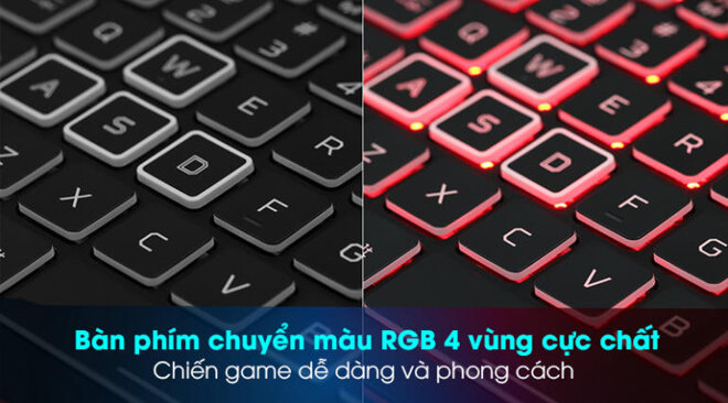 Thiết kế cá tính, đậm chất gaming