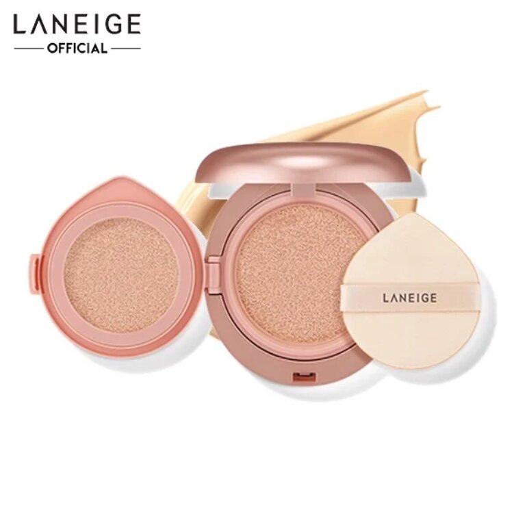 Laneige շերտավոր ծածկույթի բարձ և քողարկող հիմք