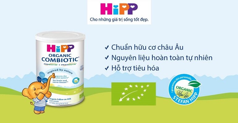 Sữa HiPP - sản phẩm đến từ Đức